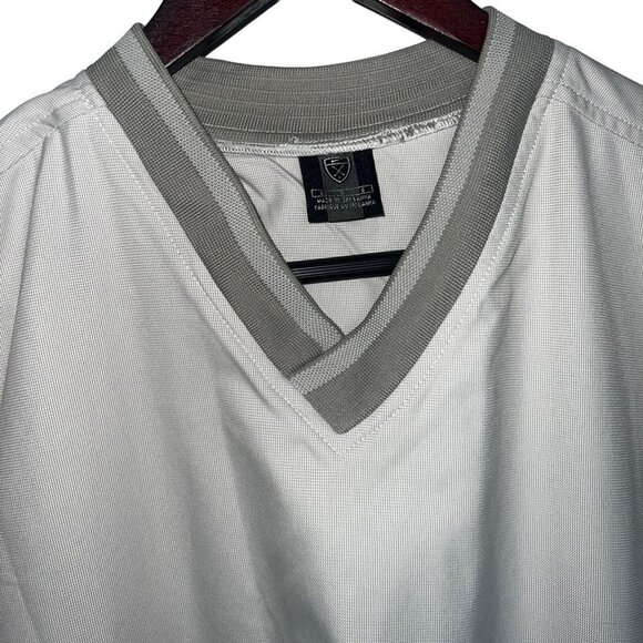 Nike Golf Beige Wind Vest Mens Size Large Nylon Blend Relaxed Fit Sporty Pullove - Picture 3 of 7